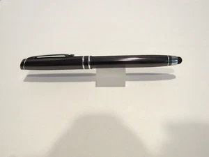 TERZETTI HEMISFERIO BOLÍGRAFO DE METAL NEGRO BRILLANTE CON PUNTA CONDUCTORA - Imagen 1 de 2