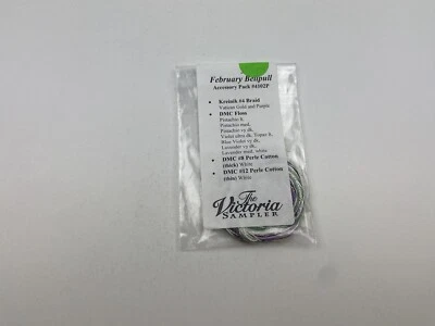 The Victoria Sampler February Bell pull Accessory Thread Pack - Image 1 of 4