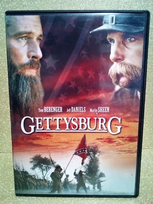(1-722) "GETTYSBURG" DVD  / PRE-WATCHED / WIDESCREEN / 1993 / MILITARY - WAR - Image 1 of 4
