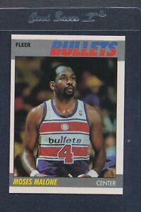 1987/88 Fleer #069 Moses Malone Bullets NM *345