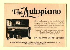 1928 The Autopiano Advertisement - Picture 1 of 1