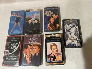 Classic Movies Vhs Cary Grant Clark Gable James Stewart Damn Yankees Vintage - Picture 1 of 9