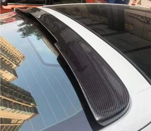 For Porsche Panamera 971 Real Carbon Rear Roof Spoiler Window Wing Lip 2018-2023 - Picture 1 of 11