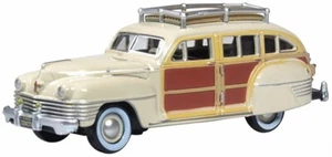 Oxford CB42003 Chrysler 1942 Town and Country Beige w/Wood 1/87 HO Die-cast MIB - Picture 1 of 1
