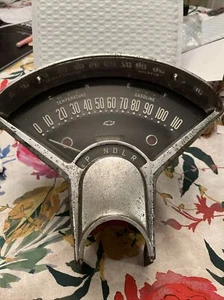 1955-1956 Chevy Dash Gauge Speedometer Oil Gasoline Temp Fuel Odometer Housing - Picture 1 of 12