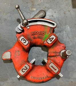 RIDGID 811A 1/8-2" UNIVERSAL DIE HEAD W/TWO PIPE DIE-free shipping - Picture 1 of 2