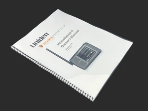 Uniden Home Patrol-II 2 / Instructions Operating Manual User Guide COIL BOUND - Zdjęcie 1 z 6
