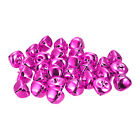 Jingle Bells, 20mm 120pcs Small Bells for Crafts DIY Christmas, Rose Red