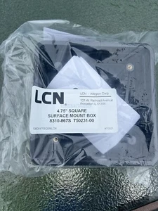 LCN 8310-867s - 4.75" Square Surface Mount box for Handicap Door Button - Picture 1 of 1