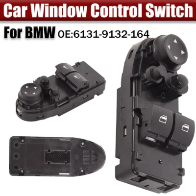Interruptor de control de ventana de coche ABS 6131-9132-164 para BMW 3 E90 E91 335i 328i 328xi M3 Foto 1 de 4