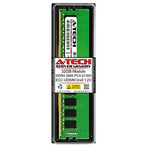 32GB PC4-21300 ECC UDIMM (Samsung M391A4G43MB1-CTD Equivalent) Server Memory RAM - Picture 1 of 2