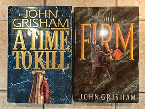 John Grisham / A Time to Kill / The Firm / HC/DJ / 1st/1st / Very Good - Picture 1 of 15