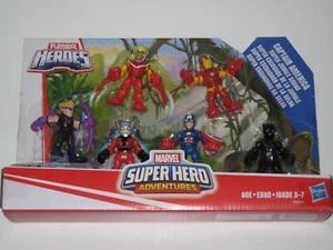 2015 MARVEL PLAYSKOOL SUPER HEROES ADVENTURES : CAPTAIN MAERICA JUNGLE SQUAD - Picture 1 of 2