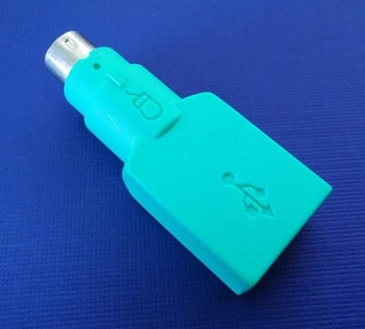 MICROSOFT USB Female to PS/2 Male Adapter Converter for Mouse PS2 - Image 1 of 4