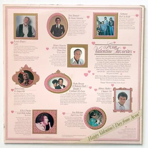 ELVIS+ALABAMA+ROGERS+VA *VG+/VG+* "AVON VALENTINE FAVES" 1986 US RCA PROMO LP - Picture 1 of 2