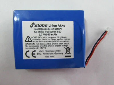 Akkupack LI-ION 3,7V / 950 mAH original für Stabo Freecomm 850