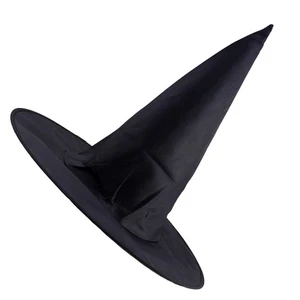  Hexe Halloween Deko Rüschen Hut Bulk Zauberer Party schwarz Spitze - Bild 1 von 8