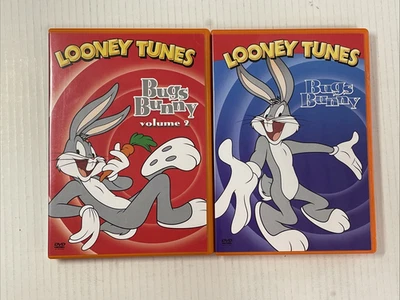 LOONEY TUNES BUGS BUNNY volume 1 + 2 - due dvd come nuovi Warner - Immagine 1 di 4