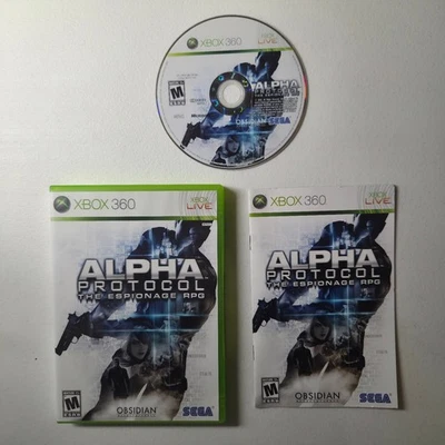 Alpha Protocol The Espionage RPG Xbox 360 Video Game Multiplayer CIB Complete - Image 1 of 2