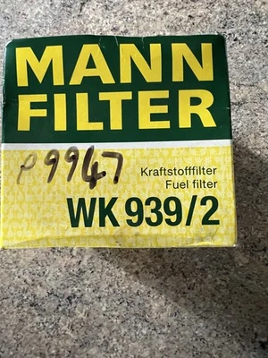 Mann Fuel Filter WK939/2 Citroen Fiat Ford Mazda Mini(BMW) Peugeot Suzuki Volvo - Image 1 of 4