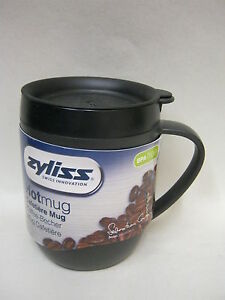 DKB Zyliss Smart Cafe Hot Mug Cup Coffee Cafetiere Graphite Grey
