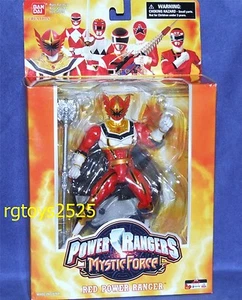 Power Rangers MYSTIC FORCE Red Power Ranger New 6.5" w Stand Factory Sealed - Picture 1 of 1