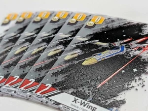 Star Wars Unlimited TCG Premium Full Sized Spot Gloss X-Wing Fighter Tokens - Picture 1 of 3