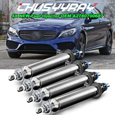 A2780700687 A2560705600 4X NUEVO Inyector de combustible para MERCEDES-BENZ GL450 2013-2016 Foto 1 de 4