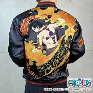 ONE PIECE × Karakuri Soul Ace × Whitebeard Reversible Sukajan NEU Japan - Bild 1 von 18