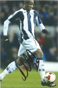 WEST BROM: ABDOULAYE MEITE SIGNED 6x4 ACTION PHOTO+COA - Picture 1 of 1