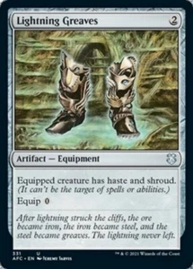MTG - LIGHTNING GREAVES - Forgotten Realms Commander (U) - Bild 1 von 1