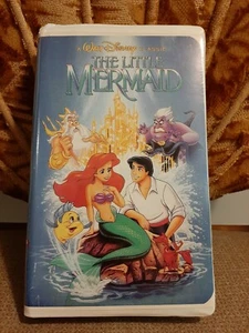 Disney's The Little Mermaid Rare Vintage Black Diamond VHS Tape Banned Art - Picture 1 of 7