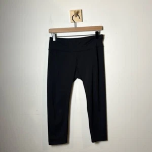 REI co-op Women’s Black Crop Leggings Outdoors size M - Picture 1 of 8