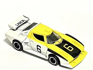 💚⭐️Tomica Lancia Stratos Turbo No. F66 #6 1978 White Yellow pocket cars MINT - Picture 1 of 8