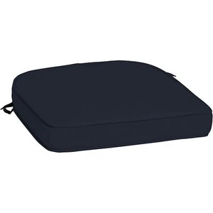 Arden Selections ProFoam 19' X 20" Round Back Outdoor Patio Cushion, Navy Blue - Picture 1 of 6