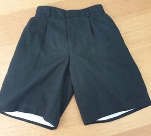TOP QUALITY BOYS CHARCOAL SCHOOL UNIFORM SHORT TROUSERS SIOZE 65/26 - Picture 1 of 6