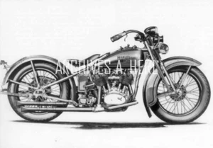Harley Davidson 1930 74 c.i. Foto de motocicleta - Imagen 1 de 1
