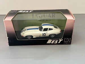 BEST 1:43 SCALE JAGUAR E TYPE LE MANS 1962 #10 CUNNINGHAM SALVADORI - Picture 1 of 6