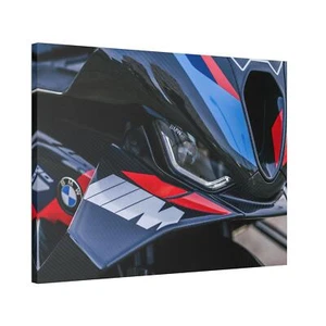 BMW Inspired M1000RR High Resolution Museum Quality Horizontal Canvas Print 011 - Picture 1 of 10