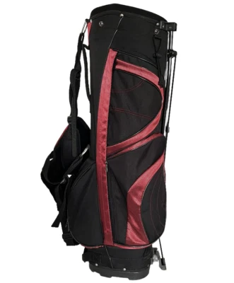 Dunlop Red & Black Carry Stand Golf Bag 34" - Image 1 of 4