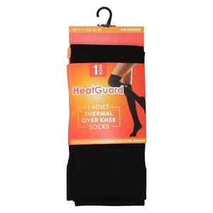 Ladies Heatguard Thermal Over Knee Socks 140 Denier Style - 'SK191' - Picture 1 of 4