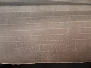 GEORGE WILMOT SHOREHAM MILL WATERMARKED PAPER MAKER SEVENOAKS KENT WATERMARK - Picture 1 of 10