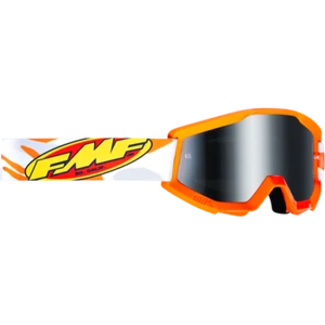 FMF FMF POWERCORE GOGGLE ASSAULT GREY - MIRROR SILVER LENS F-50051-00002 - Picture 1 of 2