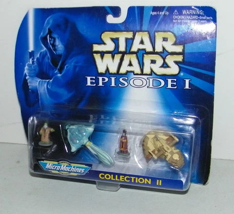 Star Wars Episode 1 Micro Machines Collection II Figures, Space Ships NEW Sealed Cover
