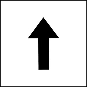 Arrow Directional Vinyl Decal - Picture 1 of 3