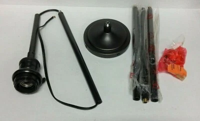 Pottery Barn吊坠可调节杆灯线套件青铜饰面硬线 — 第 1/4 张图片