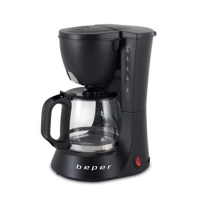 Machine pour Il Café Américain Beper De 600ml Noir De 6 Tasses 600W - Photo 1/4