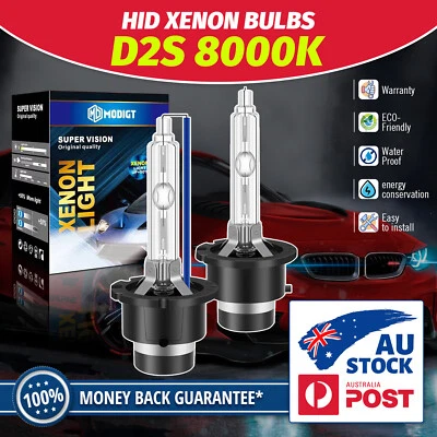 MODIGT D2S Xenon HEADLIGHT White 8000K HID Bulbs For Honda S2000 2000-2009 - image 1 of 4