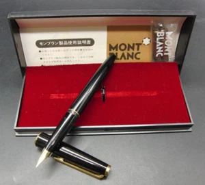 Genuine Montblanc Germany Vintage Black/Gold Fountain Pen With Case P040 - Picture 1 of 10