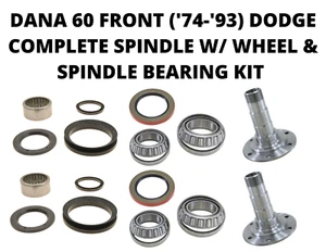 KIT COMPLETO DE COJINETE DE HUSILLO Y RUEDA Y HUSILLO DANA 60 DELANTERO (74'-93') DODGE - Imagen 1 de 1